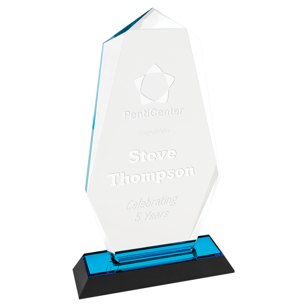 Octagon Point Blue Large 8"