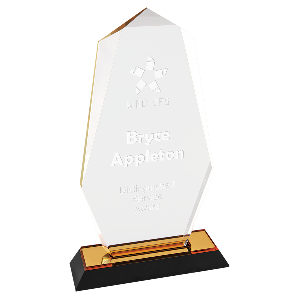 Octagon Point Gold Large 8"